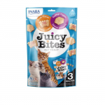 Inaba Juicy Bites krabi ja kammkarpidega, kassitoit, 3x11,3 g