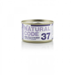 Natural Code 37 M&auml;rgtoit t&auml;iskasvanud kassidele tuunikala, kana ja kalmaariga, 85 g