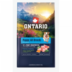 Kutsikatoit &ndash; Ontario k&otilde;ikide t&otilde;ugude kutsikatele ja noortele koertele, monoproteiin, kalkun ja bataat, 0,75 kg