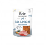 Brit Jerky Salmon Protein Bar maiused koertele, 80 g