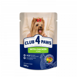 CLUB 4 PAWS Premium T&auml;isv&auml;&auml;rtuslik konserv kanaga tarretis t&auml;iskasvanud koertele, 100 g