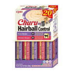 Churu Hairball Kreemjas maius kana ja tuunikalaga kassidele, 20x14 g