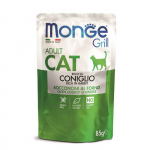 Monge Grill Cat Pouches m&auml;rgtoit kassidele k&uuml;&uuml;likulihaga, 85 g