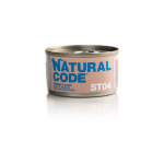 Natural Code ST04 M&auml;rgtoit t&auml;iskasvanud kassidele tuunikala ja an&scaron;oovisega, 85 g