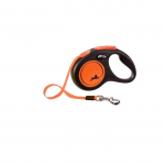FLEXI New Neon S paelrihm koertele, 5 m, oranž