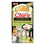 Churu Luxury Kreemjas maius kassidele tuunikala ja lestaga, 4 tk.