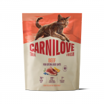 Carnilove True Fresh Beef Adult Kuivtoit steriliseeritud kassidele, 0,4 kg