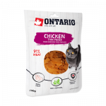 Kassidele m&otilde;eldud maiused: Ontario Cat &otilde;hukesed kanat&uuml;kid 50 g.