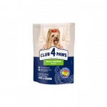 CLUB 4 PAWS Premium T&auml;iss&ouml;&ouml;t v&auml;ikest t&otilde;ugu t&auml;iskasvanud koertele kanaga, 0,4 kg