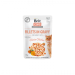 Brit Care Fillets in Gravy Choice Chicken m&auml;rgtoit kassidele, 85 g