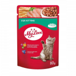 MY LOVE t&auml;isv&auml;&auml;rtuslik konserv kassidele, 80 g