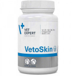 Vetexpert Vetoskin dermatoloogiliste haiguste ennetamine koertele ja kassidele 300mg, 90 kapslit