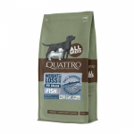 Quattro Adult All Breed Fish Weight Loss Teraviljavaba kuivtoit k&otilde;ikidele t&otilde;ugudele koertele, 12 kg