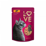 MY LOVE t&auml;isv&auml;&auml;rtuslik konserv t&auml;iskasvanud kassidele maksaga mahedas kastmes, 85 g