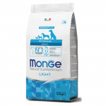 Monge Dry Dog Natural Superpremium Spec. Line All Breeds Adult Light kuivtoit koertele l&otilde;hega, 2,5 kg