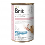 Brit GF Veterinary Diets Dog Hypoallergenic Monoprotein Tuna m&auml;rgtoit dermatoosiga, karvalangusega koertele, 400 g