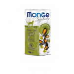 Monge Supreme Cat Wet Pouches m&auml;rgtoit kassidele tuunikala, rannakarpide ja oliividega, 80 g