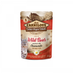 Carnilove Wild Boar Chamomile teraviljavaba, m&auml;rgtoit kassidele, 85 g