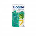 Monge Supreme Cat Wet Pouches m&auml;rgtoit kassidele tuunikala, brokkoli ja beebimaisiga, 80 g