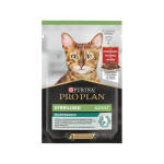 Purina Pro Plan Adult Sterilised Maintenance M&auml;rgtoit steriliseeritud kassidele veiselihaga kastmes, 85 g
