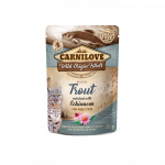 Carnilove Trout Echinacea teraviljavaba, m&auml;rgtoit kassidele, 85 g