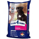 CLUB 4 PAWS Premium T&auml;iss&ouml;&ouml;t suurt t&otilde;ugu kutsikatele kanaga, 14 kg