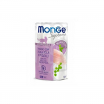 Monge Supreme Cat Wet Pouches m&auml;rgtoit steriliseeritud kassidele tuunikala, soola ja hernestega, 80 g