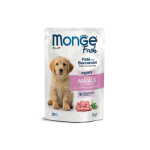 Monge Fresh Dog Puppy Pork - Vegetables Kutsikatele m&otilde;eldud konservtoit sealiha ja k&ouml;&ouml;giviljadega, 85 g