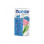 Monge Supreme Cat Wet Pouches m&auml;rgtoit steriliseeritud kassidele tuunikala, mulleti ja roheliste ubadega, 80 g