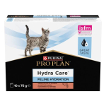 Purina Pro Plan Hydra Care Toidulisand t&auml;iskasvanud kassidele, mis aitab s&auml;ilitada piisavat vedelikutarbimist, l&otilde;hega, 10x75 g