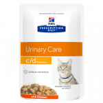 Hill's Prescription Diet Urinary Care c/d Multicare Chicken Cat kuseteede probleemide korral, 85 g