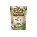 Carnilove Duck Catnip teraviljavaba, m&auml;rgtoit kassidele, 85 g