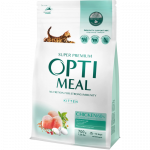 OPTIMEAL&trade; T&auml;iss&ouml;&ouml;t kassipoegadele kanaga, 0,7 kg