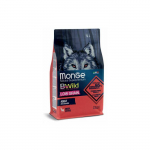 Monge Dry Dog BWILD All Breeds Adult teraviljavaba koerakuivtoit hirvelihaga, 2,5 kg