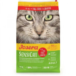Josera SensiCat kuivtoit tundlikele kassidele kodulindudega, 10 + 1 kg