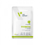 VetExpert Veterinary Diet Diabetic Kuivtoit kassidele, gl&uuml;koosi reguleerimiseks, diabeetikutele, 100 g