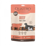 Quattro Jerky Beef Fillets T&auml;iskasvanud koertele m&otilde;eldud toidulisand, 130 g