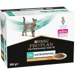 Purina Pro Plan Veterinary Diets EN St/Ox Gastrointestinal M&auml;rgtoit t&auml;iskasvanud kassidele kanaga kastmes, mis on loodud soolestiku imendumish&auml;irete v&auml;hendamiseks, 10x85 g