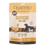 Quattro Jerky Chicken Fillets T&auml;iskasvanud koertele m&otilde;eldud toidulisand, 130 g