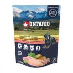 Kutsikatele m&otilde;eldud konservtoit - Ontario koer kalkuni-, kana- ja k&ouml;&ouml;giviljapuljongis, 300 g