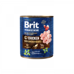 Brit Premium by Nature Chicken with Hearts m&auml;rg toit koertele, 800 g