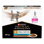 Purina Pro Plan Veterinary Diets NF Renal Function Advanced Care M&auml;rgtoit kroonilise neerupuudulikkusega kassidele, l&otilde;hega, 10x85 g.
