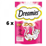 Maiused kassidele DREAMIES, veiselihaga, 60 g x 6 tk. pakett