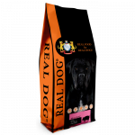 Real Dog Puppy Junior kuivtoit kutsikatele ja noortele koertele sealiha ja riisiga, 20 kg