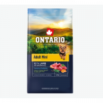 Koeratoit &ndash; Ontario Adult Mini, lambaliha ja pruuni riisiga, 6,5 kg