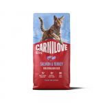 Carnilove Active Salmon-Turkey Adult Kuivtoit steriliseeritud kassidele, 6 kg