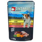Koerakonserv - Ontario koeramaks kanaga puljongis, 100 g