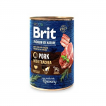 Brit Premium by Nature Pork with Trachea m&auml;rg toit koertele, 800 g