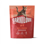 Carnilove Active Beef-Venison Adult Kuivtoit steriliseeritud kassidele, 0,4 kg