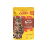 JosiCat rich in Beef in Sauce Konserveeritud kassitoit veiselihaga kastmes, 85g